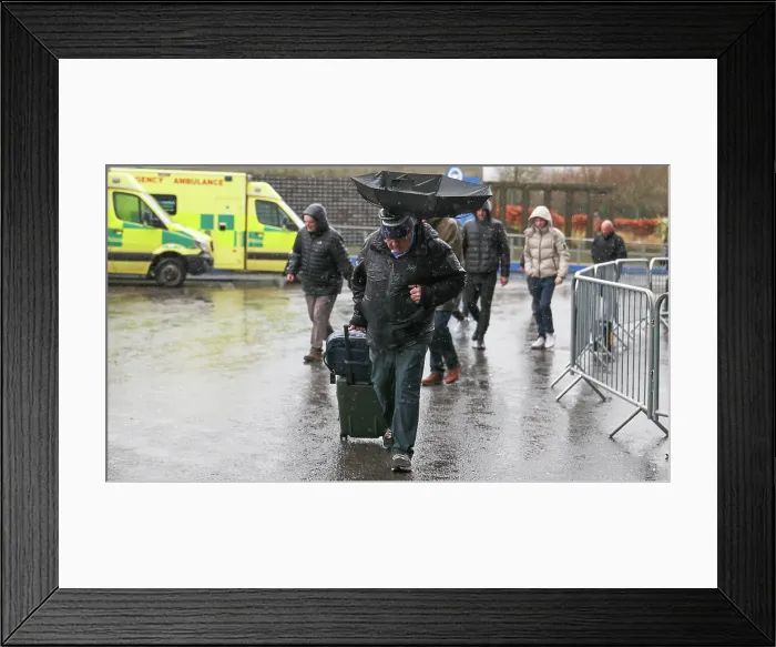 Framed Print : Brighton and Hove Albion v West Ham United Premier League 07DEC25