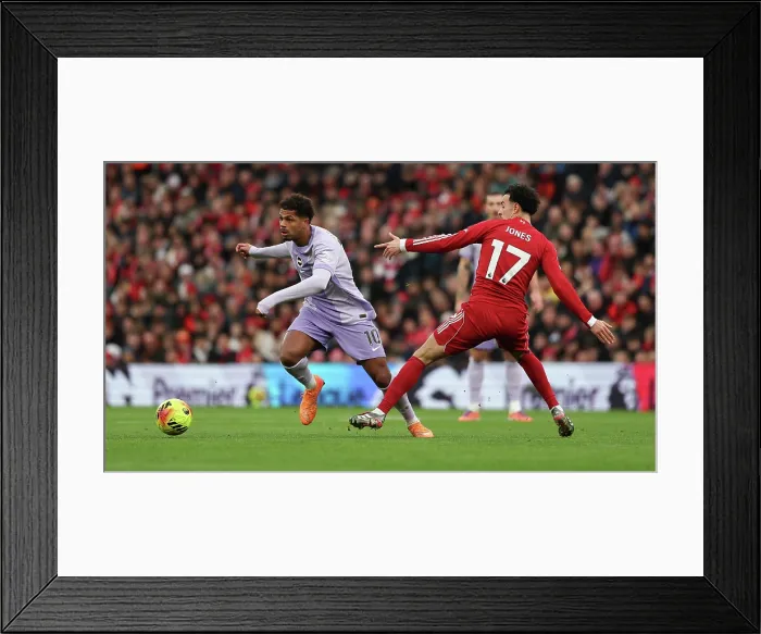 Framed Print : Liverpool v Brighton and Hove Albion Premier League 13DEC25