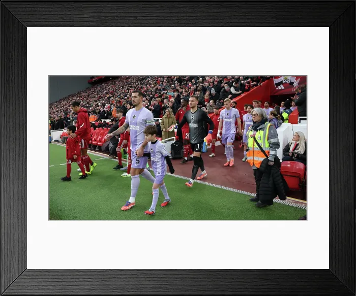 Framed Print : Liverpool v Brighton and Hove Albion Premier League 13DEC25 Framed Print : Liverpool v Brighton and Hove Albion Premier League 13DEC25