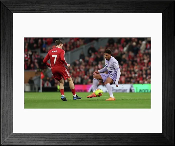 Framed Print : Liverpool v Brighton and Hove Albion Premier League 13DEC25 Framed Print : Liverpool v Brighton and Hove Albion Premier League 13DEC25