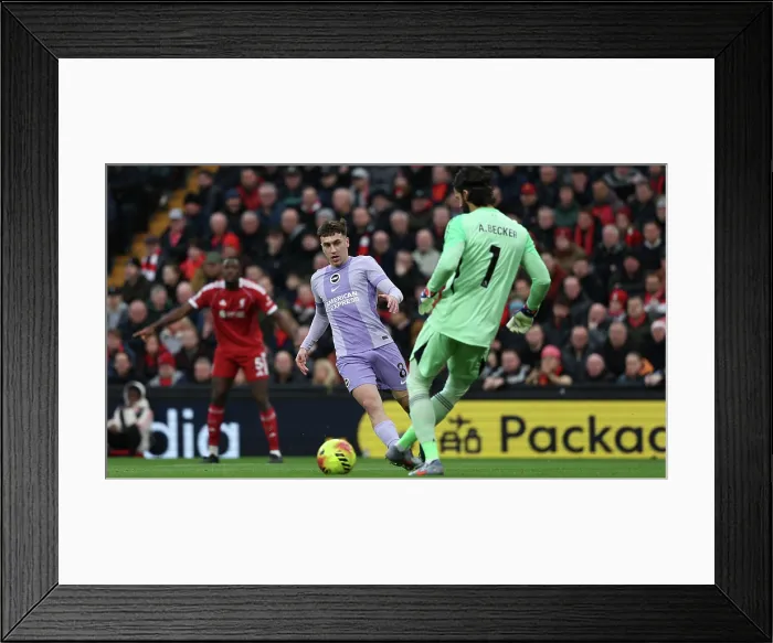 Framed Print : Liverpool v Brighton and Hove Albion Premier League 13DEC25 Framed Print : Liverpool v Brighton and Hove Albion Premier League 13DEC25
