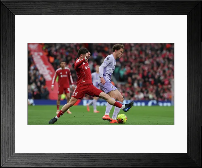 Framed Print : Liverpool v Brighton and Hove Albion Premier League 13DEC25 Framed Print : Liverpool v Brighton and Hove Albion Premier League 13DEC25