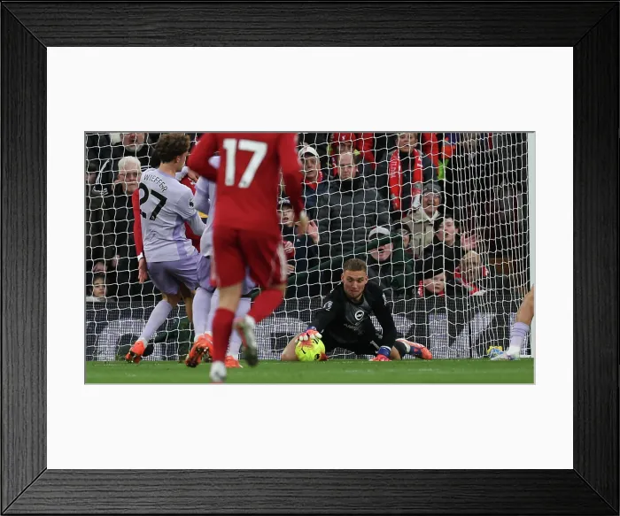 Framed Print : Liverpool v Brighton and Hove Albion Premier League 13DEC25 Framed Print : Liverpool v Brighton and Hove Albion Premier League 13DEC25