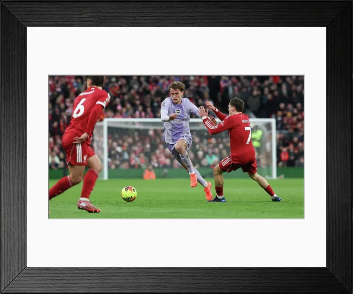 Framed Print : Liverpool v Brighton and Hove Albion Premier League 13DEC25 Framed Print : Liverpool v Brighton and Hove Albion Premier League 13DEC25