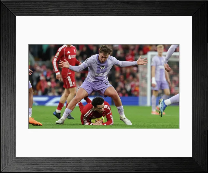 Framed Print : Liverpool v Brighton and Hove Albion Premier League 13DEC25 Framed Print : Liverpool v Brighton and Hove Albion Premier League 13DEC25