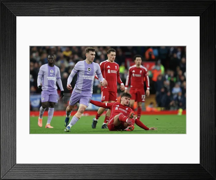 Framed Print : Liverpool v Brighton and Hove Albion Premier League 13DEC25 Framed Print : Liverpool v Brighton and Hove Albion Premier League 13DEC25