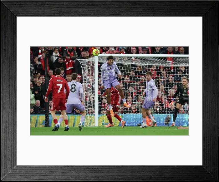 Framed Print : Liverpool v Brighton and Hove Albion Premier League 13DEC25 Framed Print : Liverpool v Brighton and Hove Albion Premier League 13DEC25