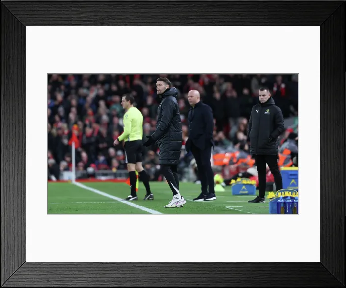 Framed Print : Liverpool v Brighton and Hove Albion Premier League 13DEC25 Framed Print : Liverpool v Brighton and Hove Albion Premier League 13DEC25