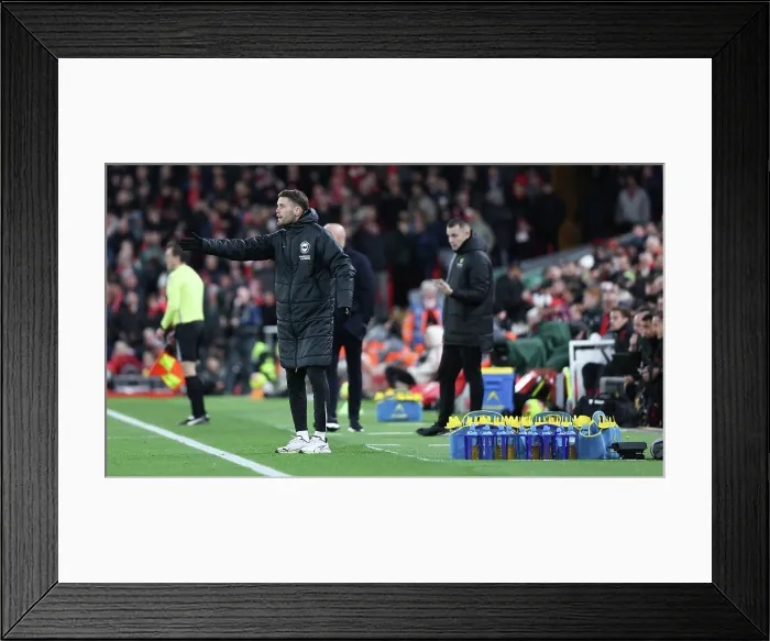 Framed Print : Liverpool v Brighton and Hove Albion Premier League 13DEC25 Framed Print : Liverpool v Brighton and Hove Albion Premier League 13DEC25