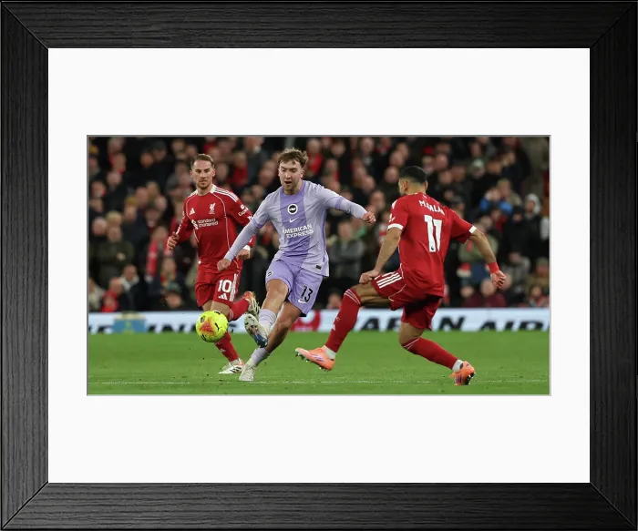 Framed Print : Liverpool v Brighton and Hove Albion Premier League 13DEC25 Framed Print : Liverpool v Brighton and Hove Albion Premier League 13DEC25