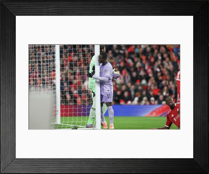 Framed Print : Liverpool v Brighton and Hove Albion Premier League 13DEC25 Framed Print : Liverpool v Brighton and Hove Albion Premier League 13DEC25