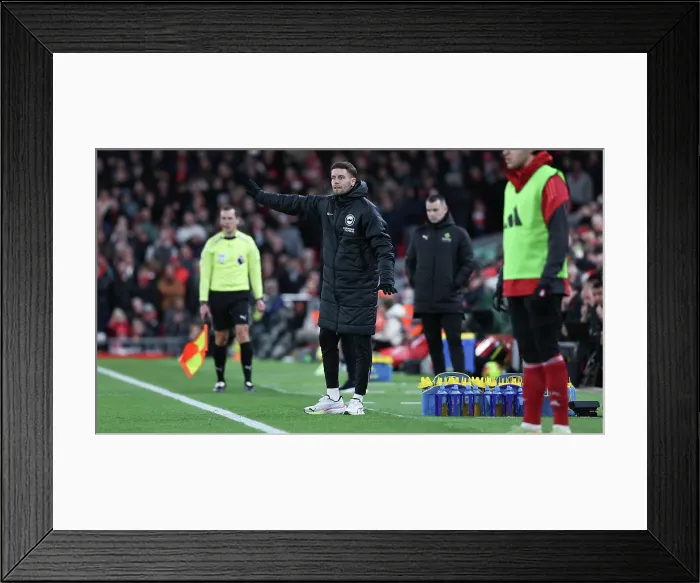 Framed Print : Liverpool v Brighton and Hove Albion Premier League 13DEC25 Framed Print : Liverpool v Brighton and Hove Albion Premier League 13DEC25