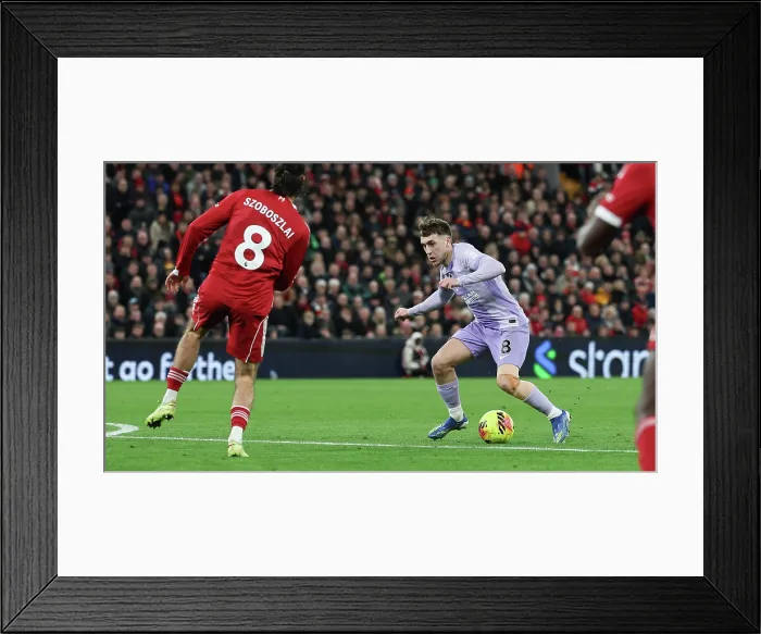 Framed Print : Liverpool v Brighton and Hove Albion Premier League 13DEC25