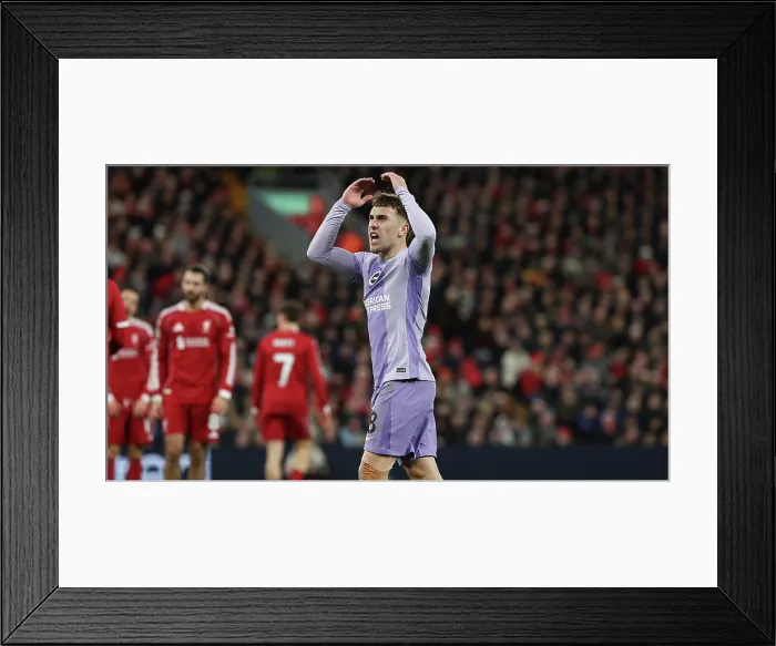 Framed Print : Liverpool v Brighton and Hove Albion Premier League 13DEC25 Framed Print : Liverpool v Brighton and Hove Albion Premier League 13DEC25