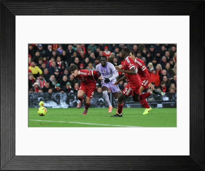 Framed Print : Liverpool v Brighton and Hove Albion Premier League 13DEC25 Framed Print : Liverpool v Brighton and Hove Albion Premier League 13DEC25