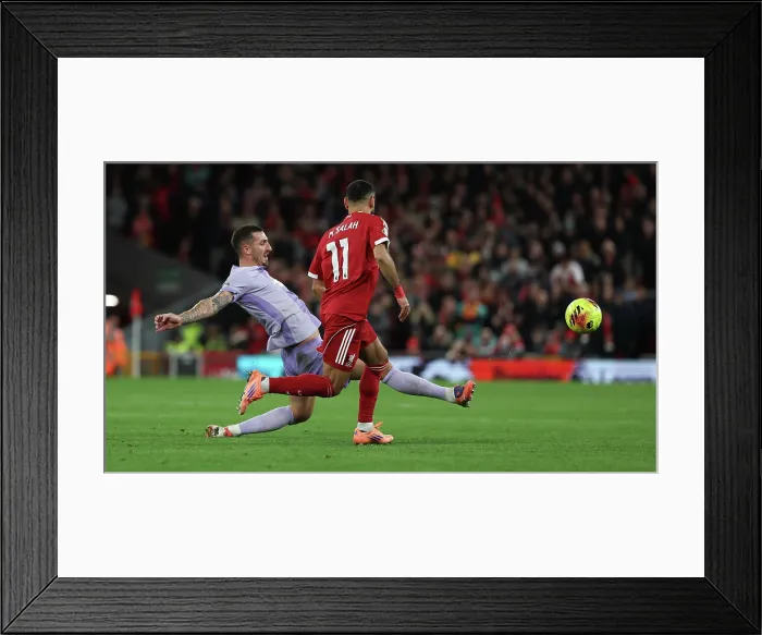 Framed Print : Liverpool v Brighton and Hove Albion Premier League 13DEC25