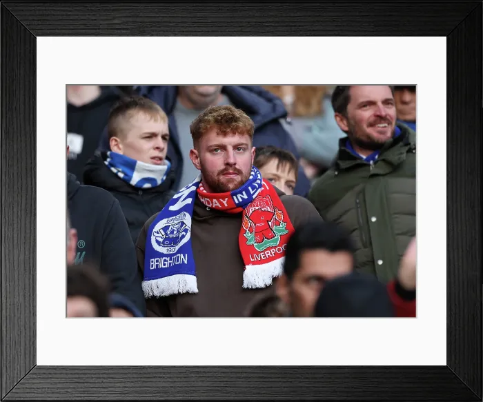 Framed Print : Liverpool v Brighton and Hove Albion Premier League 13DEC25 Framed Print : Liverpool v Brighton and Hove Albion Premier League 13DEC25