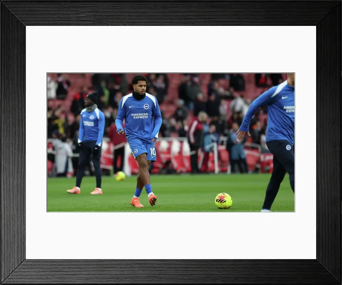 Framed Print : Arsenal v Brighton and Hove Albion Premier League 27DEC25 Framed Print : Arsenal v Brighton and Hove Albion Premier League 27DEC25