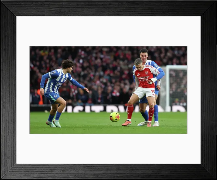Framed Print : Arsenal v Brighton and Hove Albion Premier League 27DEC25 Framed Print : Arsenal v Brighton and Hove Albion Premier League 27DEC25