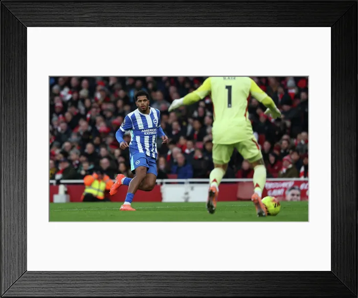 Framed Print : Arsenal v Brighton and Hove Albion Premier League 27DEC25