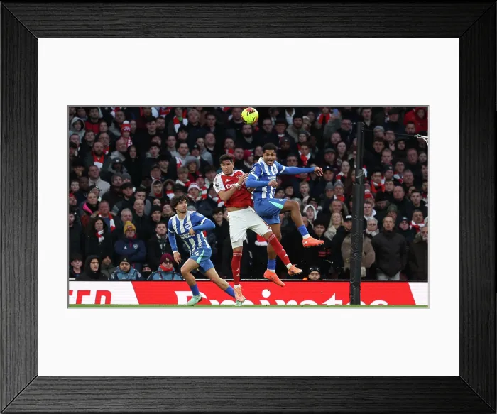 Framed Print : Arsenal v Brighton and Hove Albion Premier League 27DEC25 Framed Print : Arsenal v Brighton and Hove Albion Premier League 27DEC25