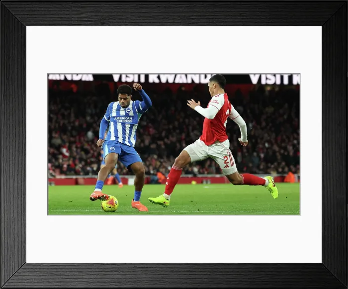 Framed Print : Arsenal v Brighton and Hove Albion Premier League 27DEC25 Framed Print : Arsenal v Brighton and Hove Albion Premier League 27DEC25