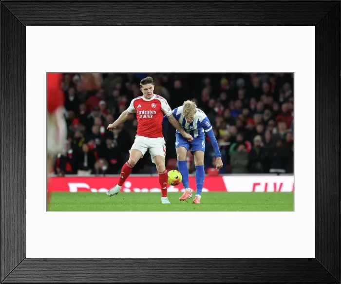 Framed Print : Arsenal v Brighton and Hove Albion Premier League 27DEC25 Framed Print : Arsenal v Brighton and Hove Albion Premier League 27DEC25