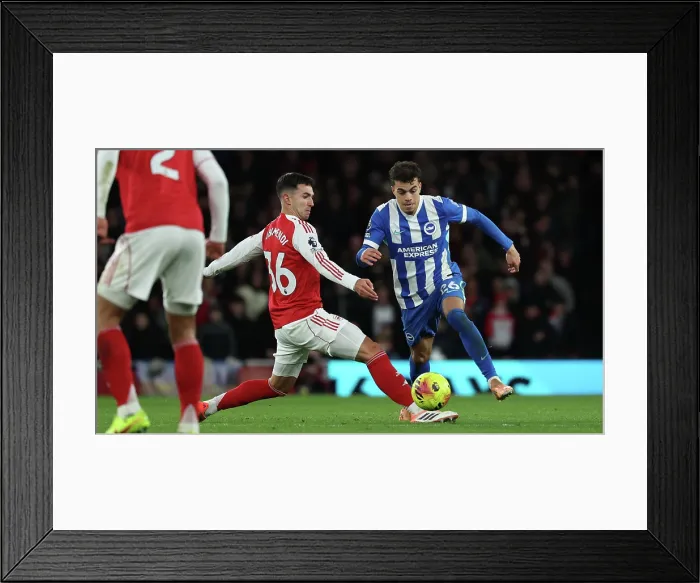 Framed Print : Arsenal v Brighton and Hove Albion Premier League 27DEC25 Framed Print : Arsenal v Brighton and Hove Albion Premier League 27DEC25