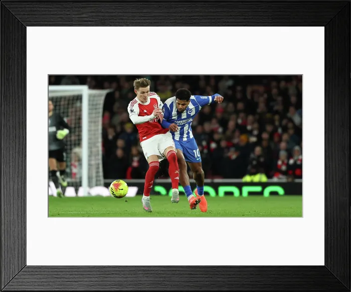 Framed Print : Arsenal v Brighton and Hove Albion Premier League 27DEC25 Framed Print : Arsenal v Brighton and Hove Albion Premier League 27DEC25