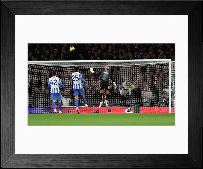 Framed Print : Arsenal v Brighton and Hove Albion Premier League 27DEC25 Framed Print : Arsenal v Brighton and Hove Albion Premier League 27DEC25