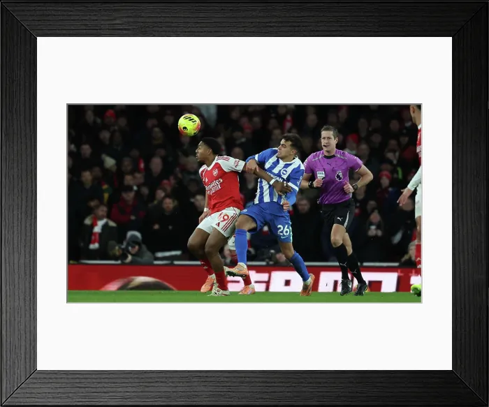 Framed Print : Arsenal v Brighton and Hove Albion Premier League 27DEC25 Framed Print : Arsenal v Brighton and Hove Albion Premier League 27DEC25