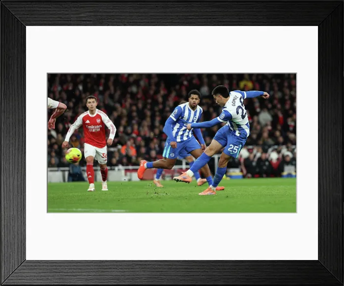 Framed Print : Arsenal v Brighton and Hove Albion Premier League 27DEC25 Framed Print : Arsenal v Brighton and Hove Albion Premier League 27DEC25