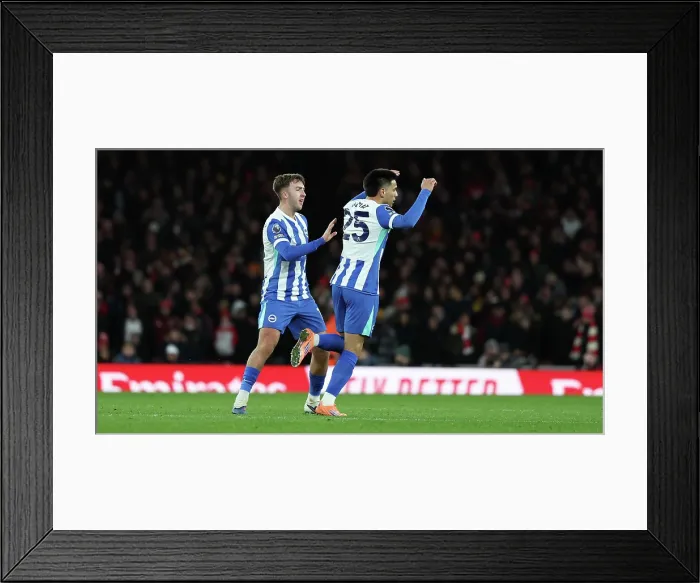 Framed Print : Arsenal v Brighton and Hove Albion Premier League 27DEC25 Framed Print : Arsenal v Brighton and Hove Albion Premier League 27DEC25
