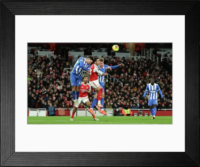 Framed Print : Arsenal v Brighton and Hove Albion Premier League 27DEC25 Framed Print : Arsenal v Brighton and Hove Albion Premier League 27DEC25