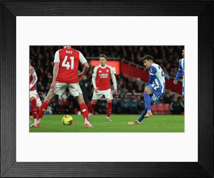 Framed Print : Arsenal v Brighton and Hove Albion Premier League 27DEC25 Framed Print : Arsenal v Brighton and Hove Albion Premier League 27DEC25