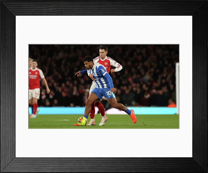 Framed Print : Arsenal v Brighton and Hove Albion Premier League 27DEC25 Framed Print : Arsenal v Brighton and Hove Albion Premier League 27DEC25