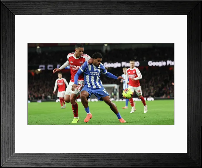 Framed Print : Arsenal v Brighton and Hove Albion Premier League 27DEC25 Framed Print : Arsenal v Brighton and Hove Albion Premier League 27DEC25