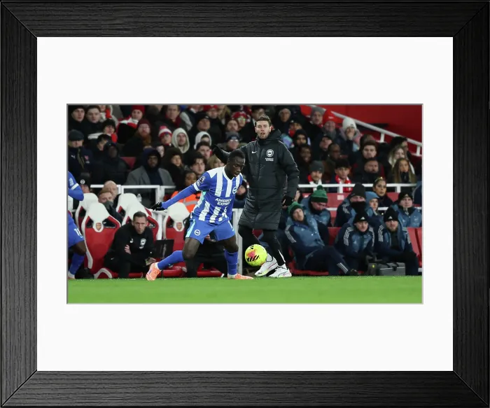 Framed Print : Arsenal v Brighton and Hove Albion Premier League 27DEC25 Framed Print : Arsenal v Brighton and Hove Albion Premier League 27DEC25