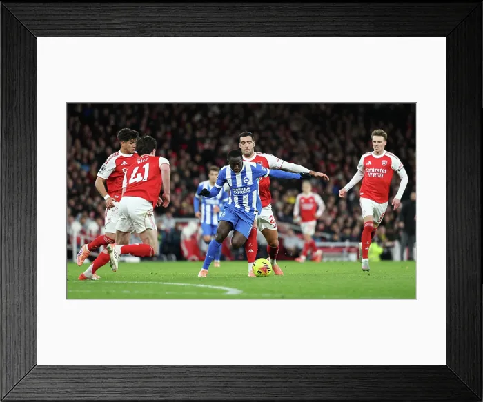 Framed Print : Arsenal v Brighton and Hove Albion Premier League 27DEC25