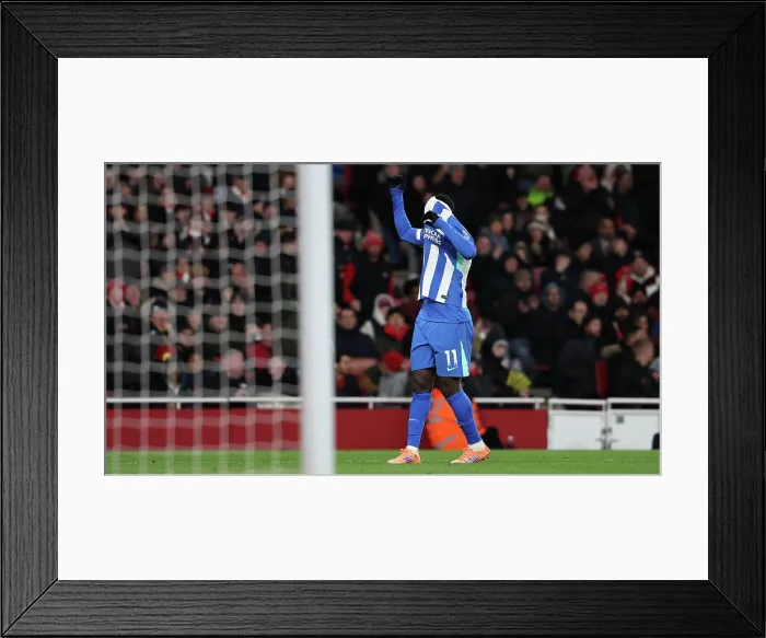 Framed Print : Arsenal v Brighton and Hove Albion Premier League 27DEC25 Framed Print : Arsenal v Brighton and Hove Albion Premier League 27DEC25