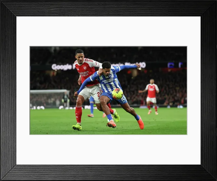 Framed Print : Arsenal v Brighton and Hove Albion Premier League 27DEC25 Framed Print : Arsenal v Brighton and Hove Albion Premier League 27DEC25