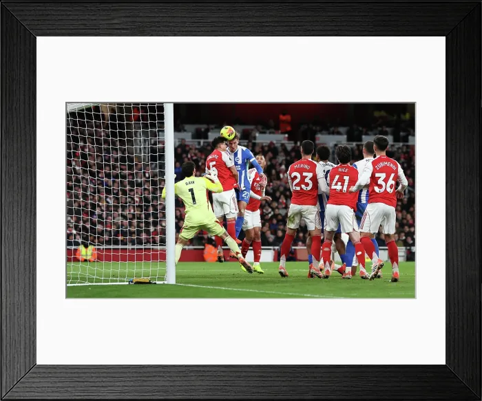 Framed Print : Arsenal v Brighton and Hove Albion Premier League 27DEC25 Framed Print : Arsenal v Brighton and Hove Albion Premier League 27DEC25