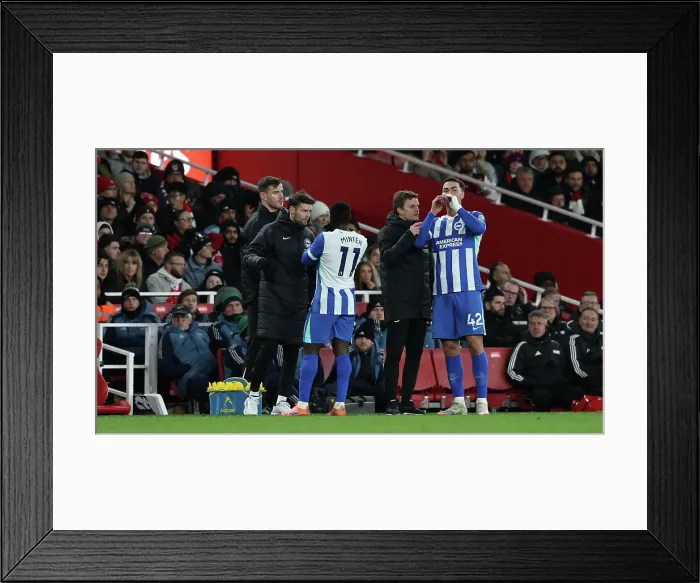 Framed Print : Arsenal v Brighton and Hove Albion Premier League 27DEC25 Framed Print : Arsenal v Brighton and Hove Albion Premier League 27DEC25