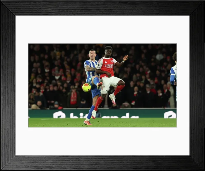 Framed Print : Arsenal v Brighton and Hove Albion Premier League 27DEC25 Framed Print : Arsenal v Brighton and Hove Albion Premier League 27DEC25