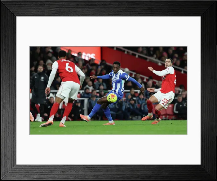 Framed Print : Arsenal v Brighton and Hove Albion Premier League 27DEC25 Framed Print : Arsenal v Brighton and Hove Albion Premier League 27DEC25