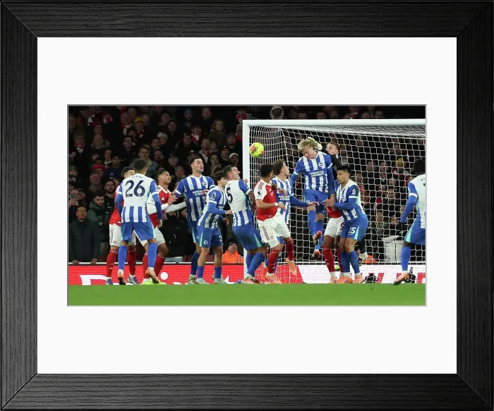 Framed Print : Arsenal v Brighton and Hove Albion Premier League 27DEC25
