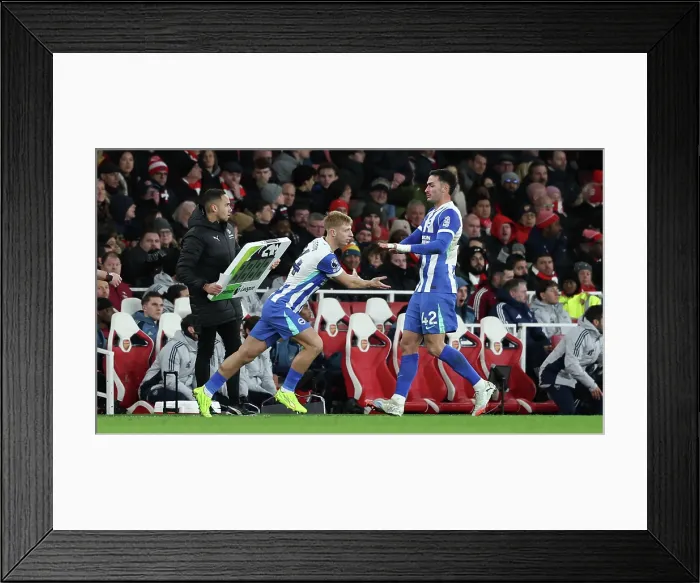 Framed Print : Arsenal v Brighton and Hove Albion Premier League 27DEC25 Framed Print : Arsenal v Brighton and Hove Albion Premier League 27DEC25
