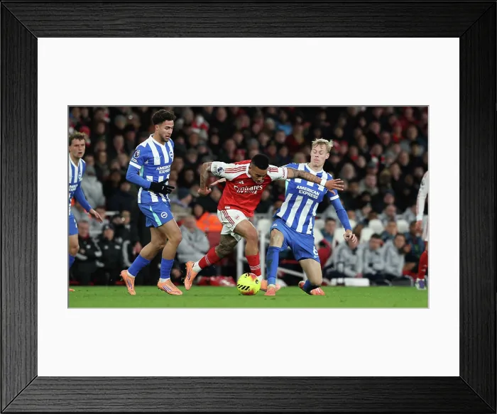 Framed Print : Arsenal v Brighton and Hove Albion Premier League 27DEC25 Framed Print : Arsenal v Brighton and Hove Albion Premier League 27DEC25