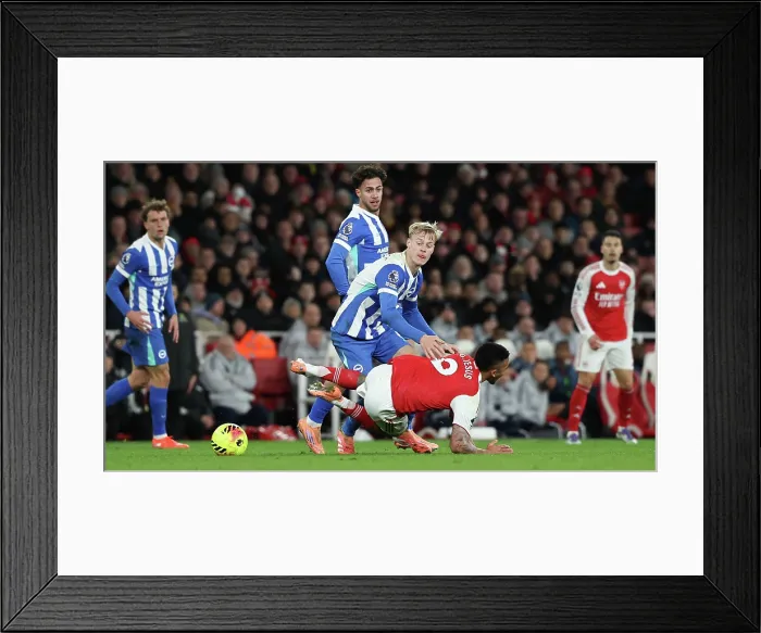 Framed Print : Arsenal v Brighton and Hove Albion Premier League 27DEC25 Framed Print : Arsenal v Brighton and Hove Albion Premier League 27DEC25