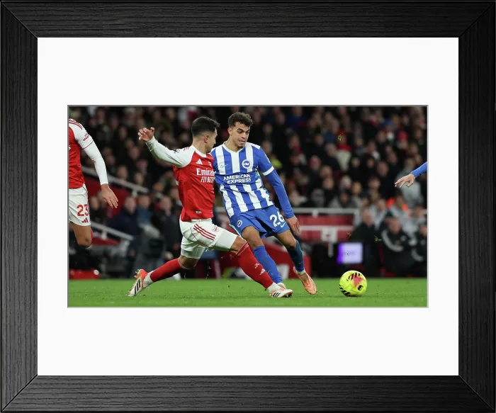 Framed Print : Arsenal v Brighton and Hove Albion Premier League 27DEC25 Framed Print : Arsenal v Brighton and Hove Albion Premier League 27DEC25